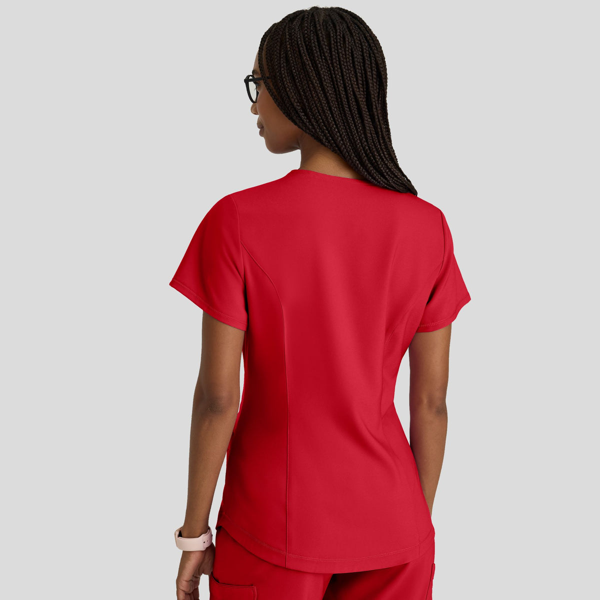 Rhythm Scrub Top | True Red
