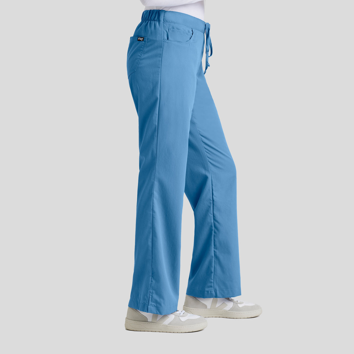 Riley 5-Pocket Mid-Rise Flared Leg Scrub Pant | Ciel