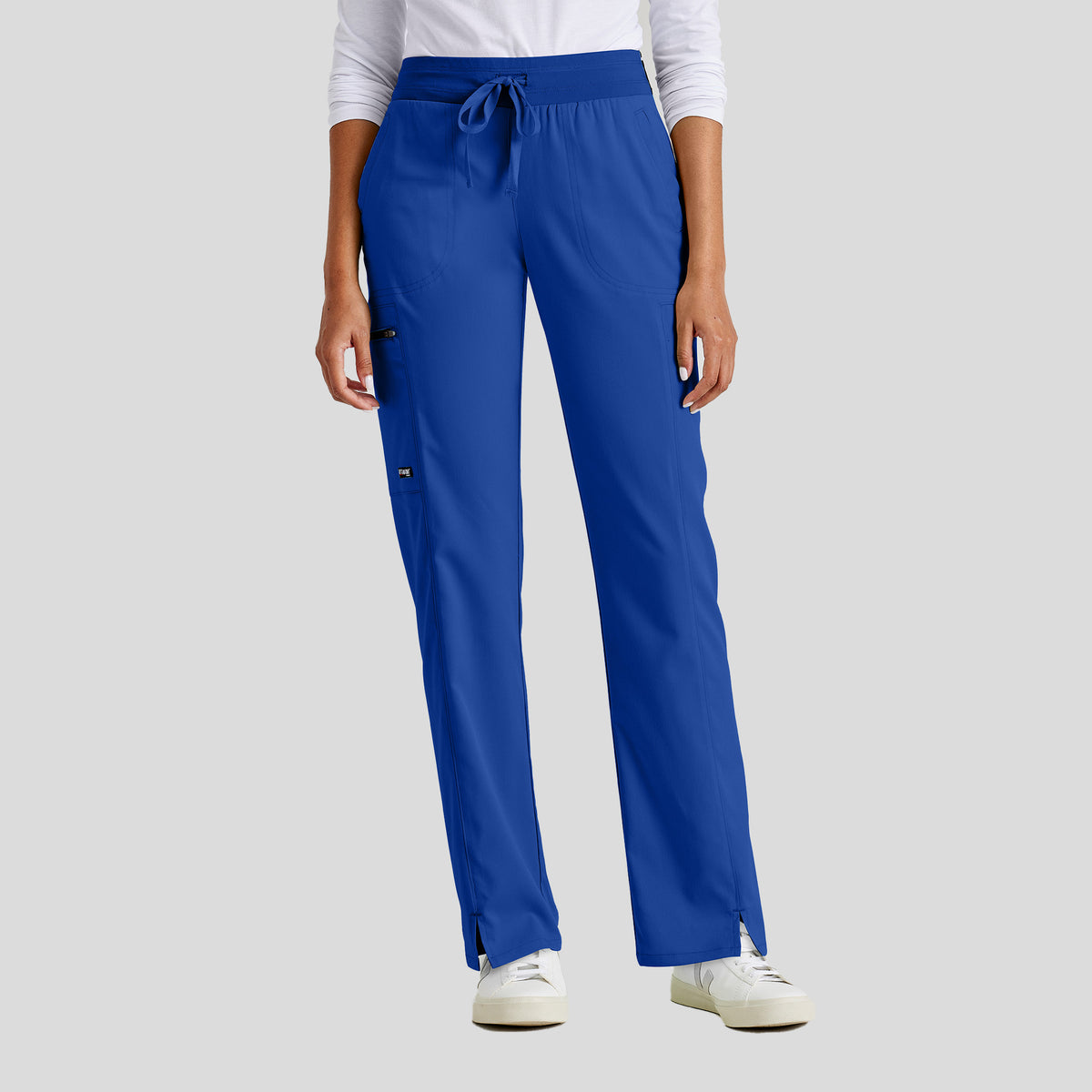 Kim 3-Pocket Mid-Rise Straight Leg Scrub Pant | Galaxy