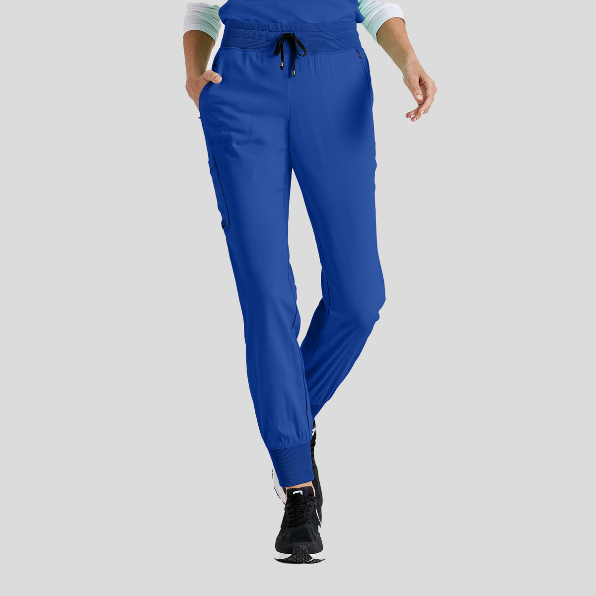 Eden 5-Pocket Mid-Rise Jogger Scrub Pant | Galaxy