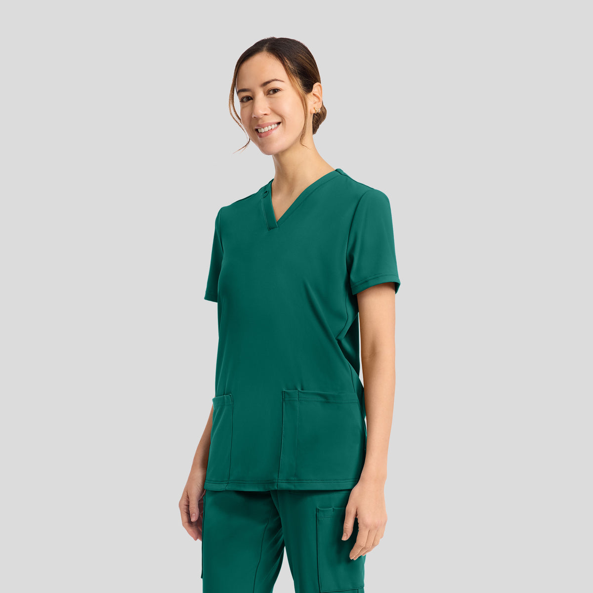 Achieve 2-Pocket Scrub Top | Hunter