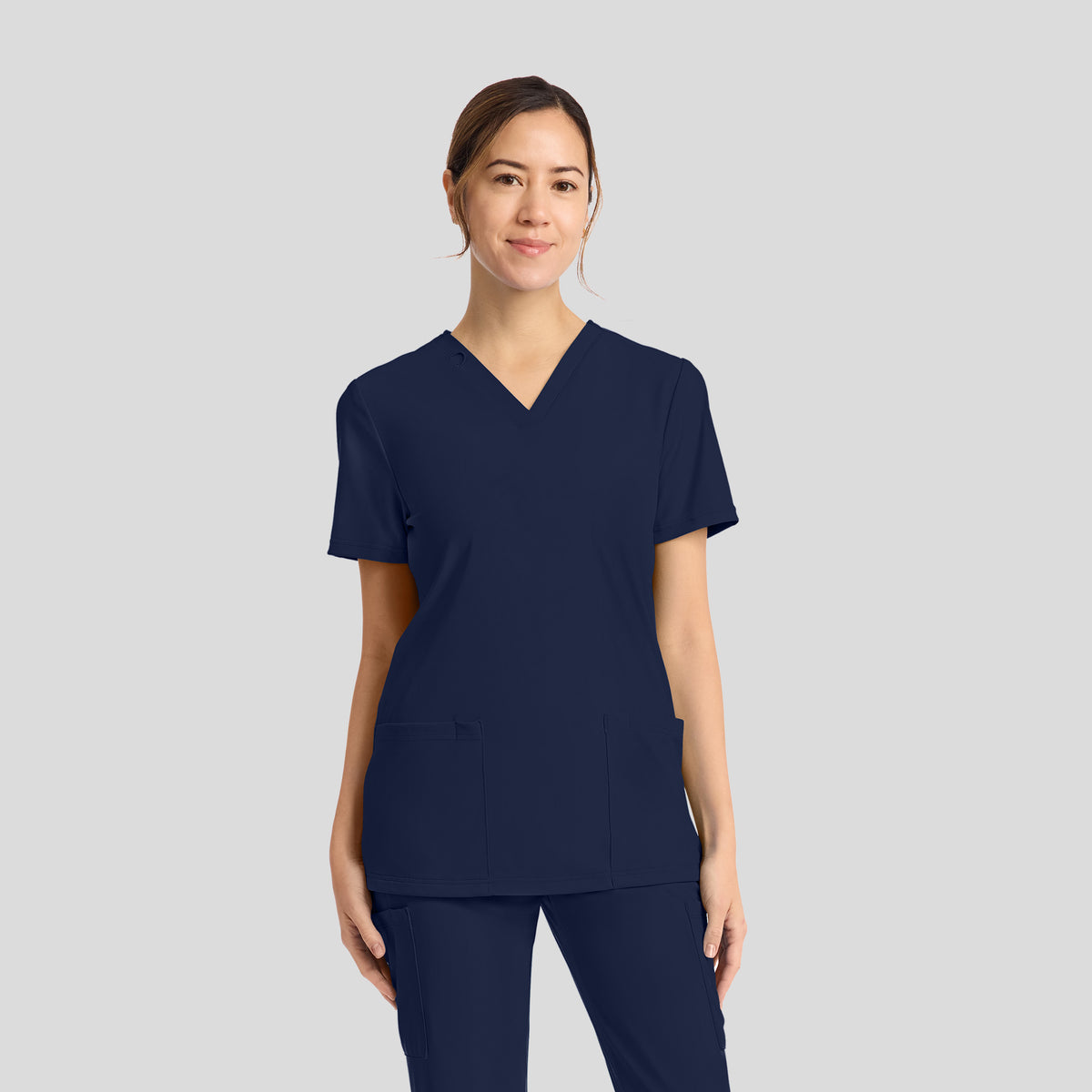 Achieve 2-Pocket Scrub Top | Navy