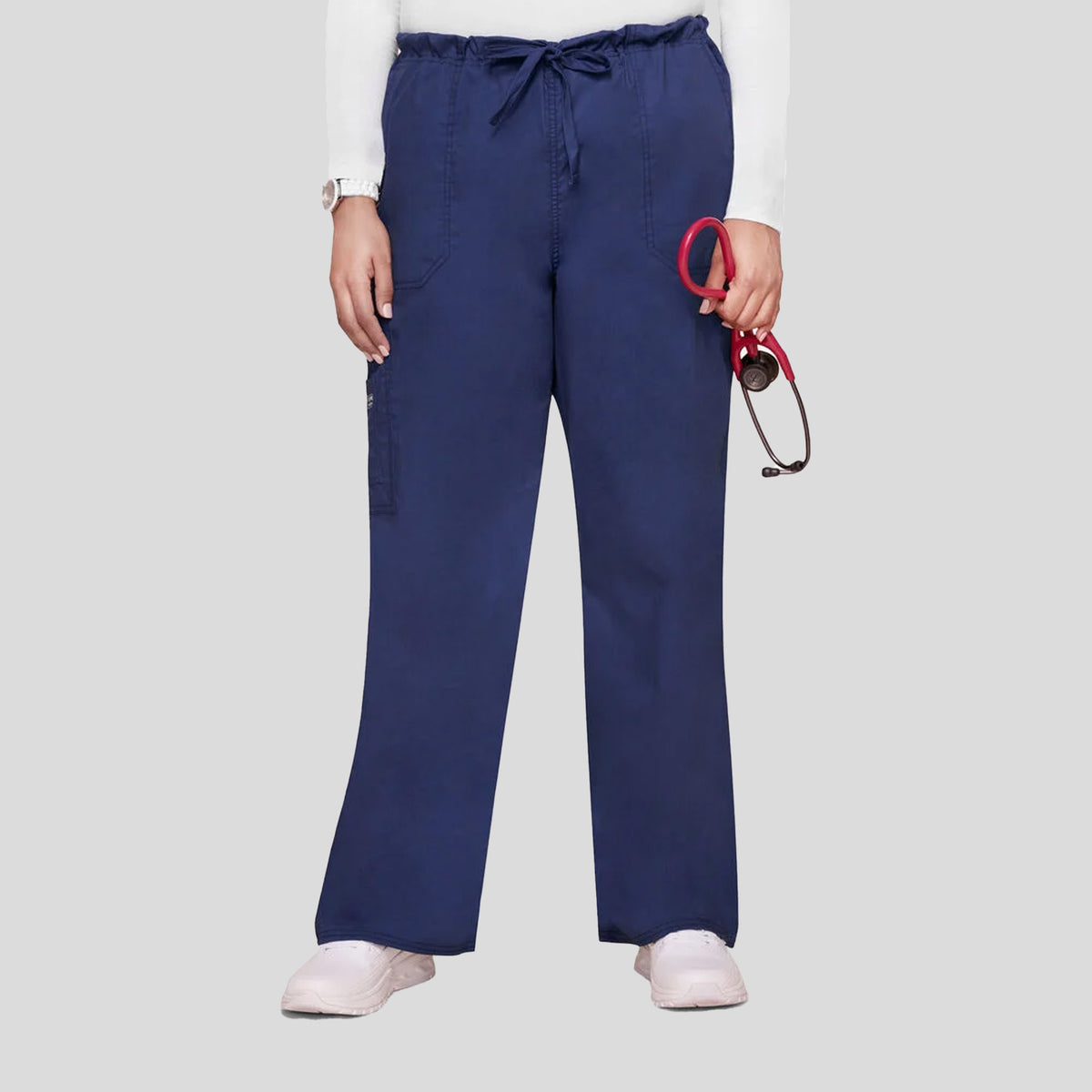 Unisex Drawstring Cargo Pant | Navy