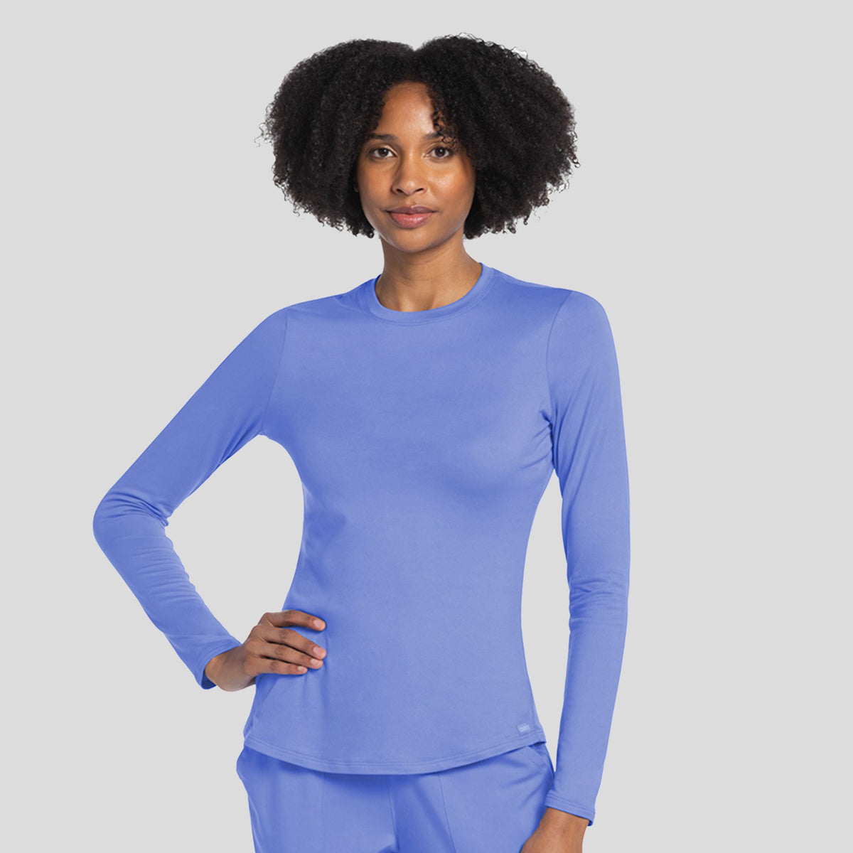 Long Sleeve Underscrub Knit Tee | Ciel