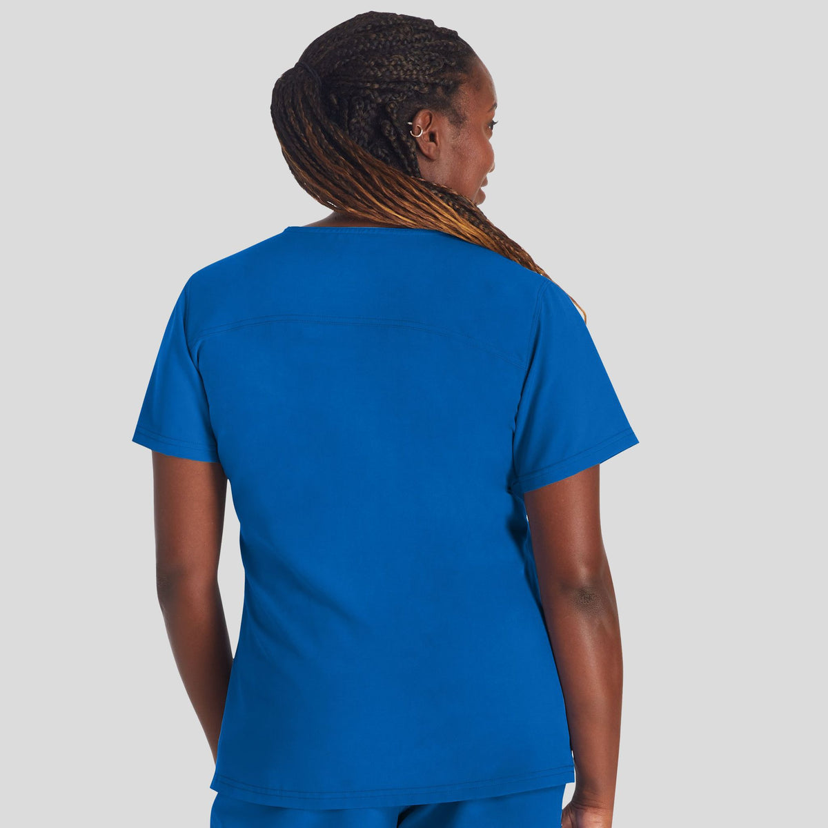 Women's V-Neck Scrub Top | Royal
