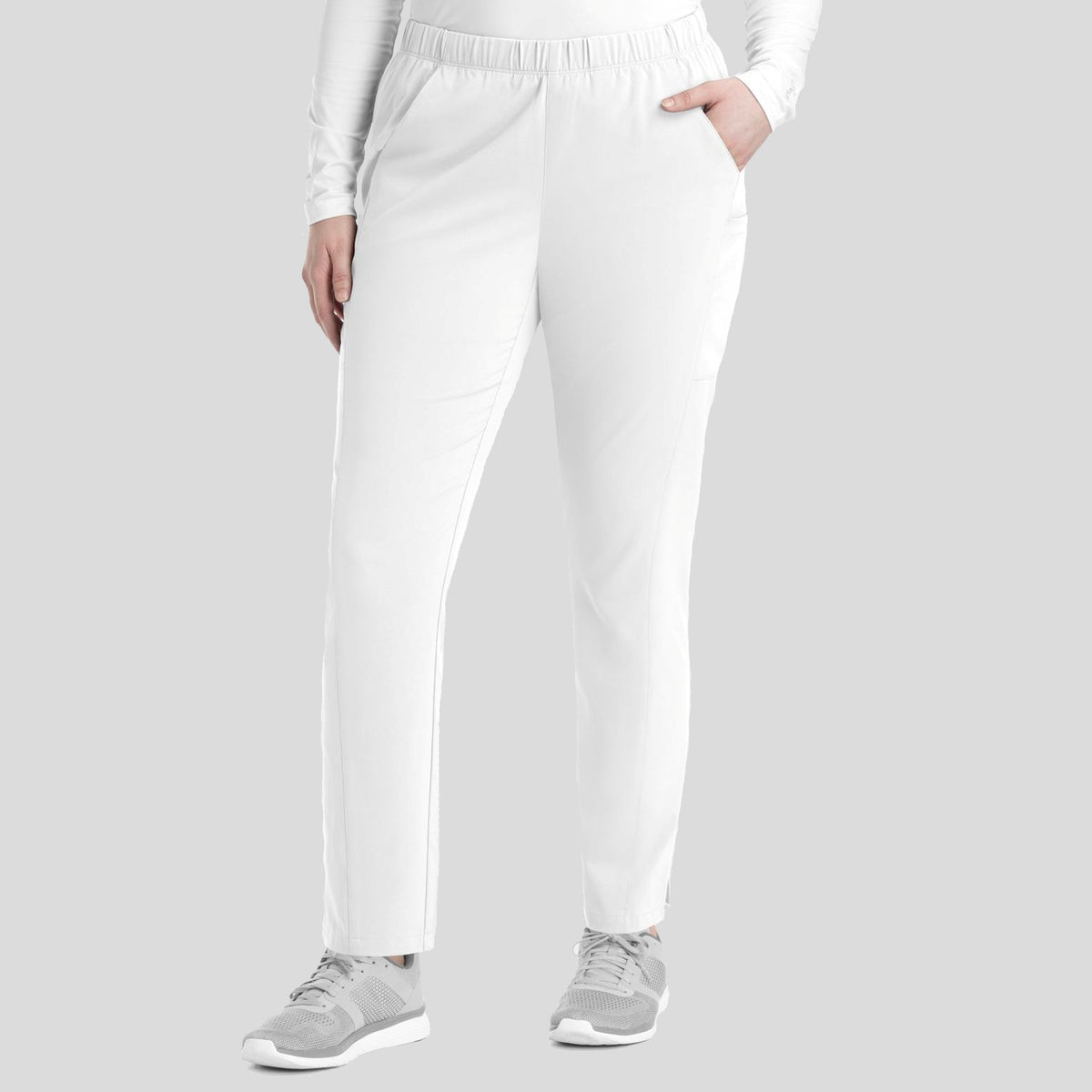 Women's Tapered Leg Pant | White