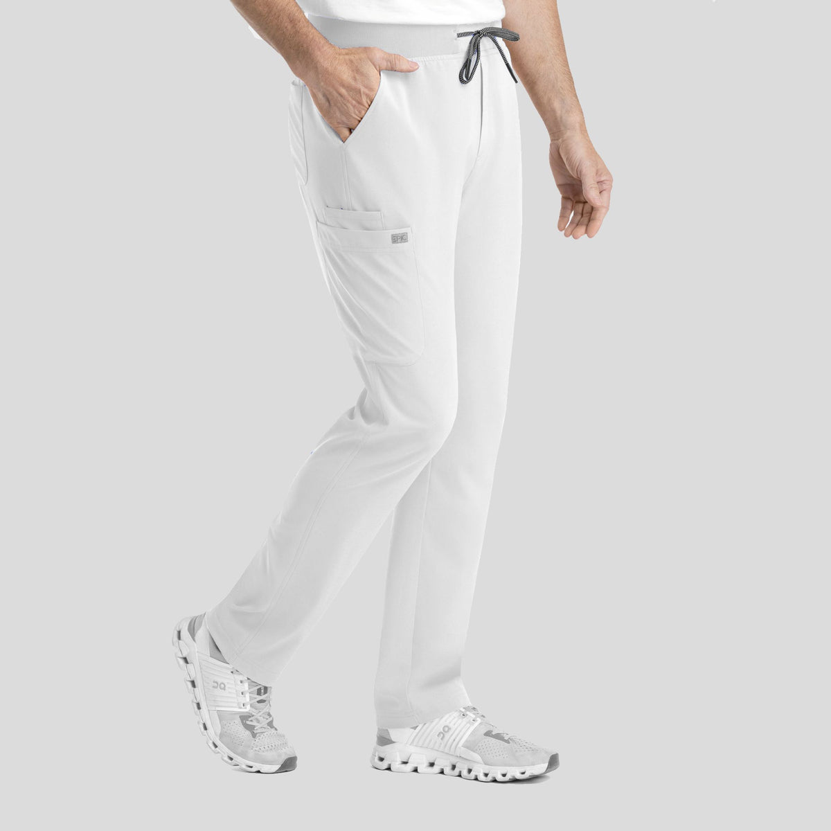 Men's Tapered Leg Pant | White
