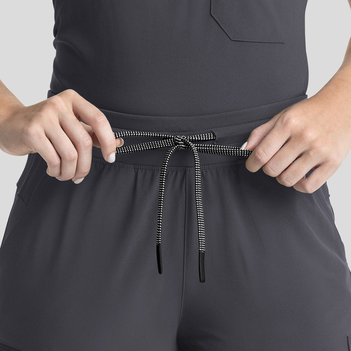 Womenβs Yoga Waistband Flare Pant | Pewter