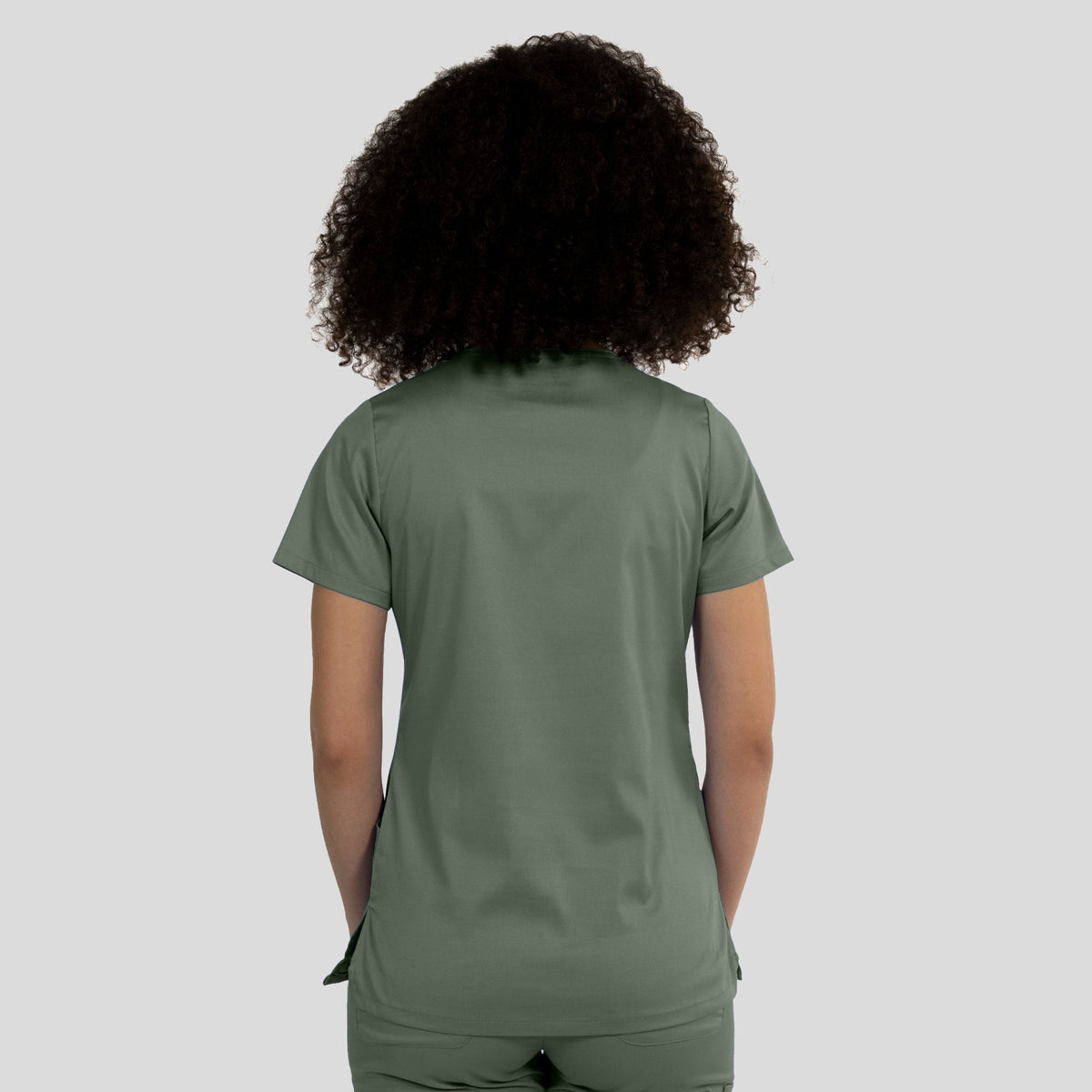Womenβs V-Neck Top | Olive