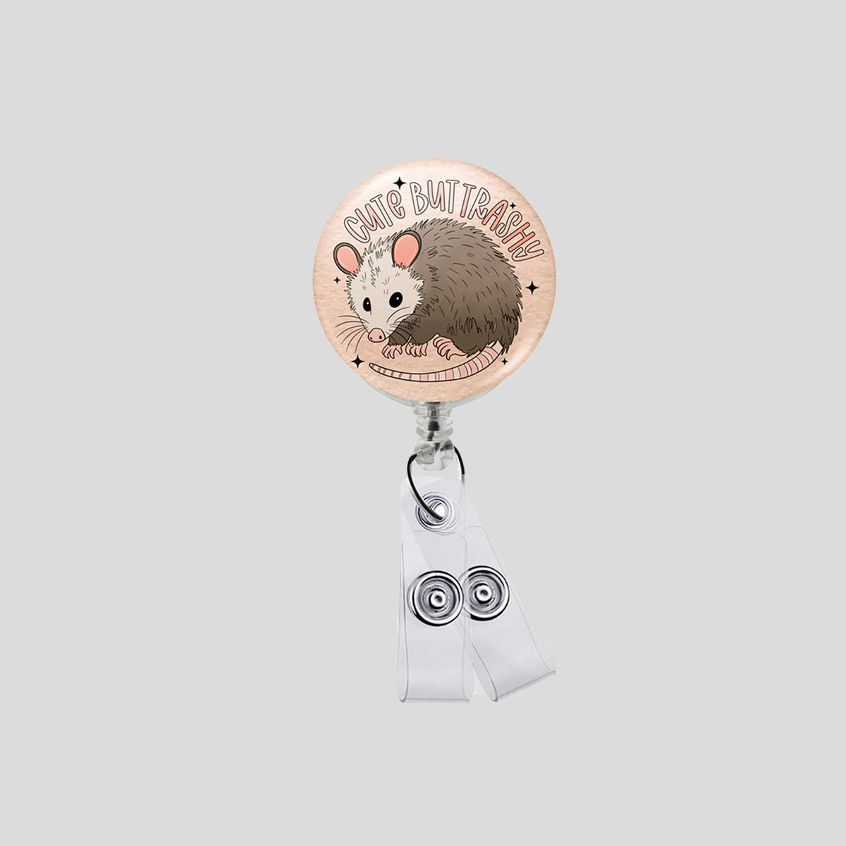 Cute, But Trashy Badge Holder