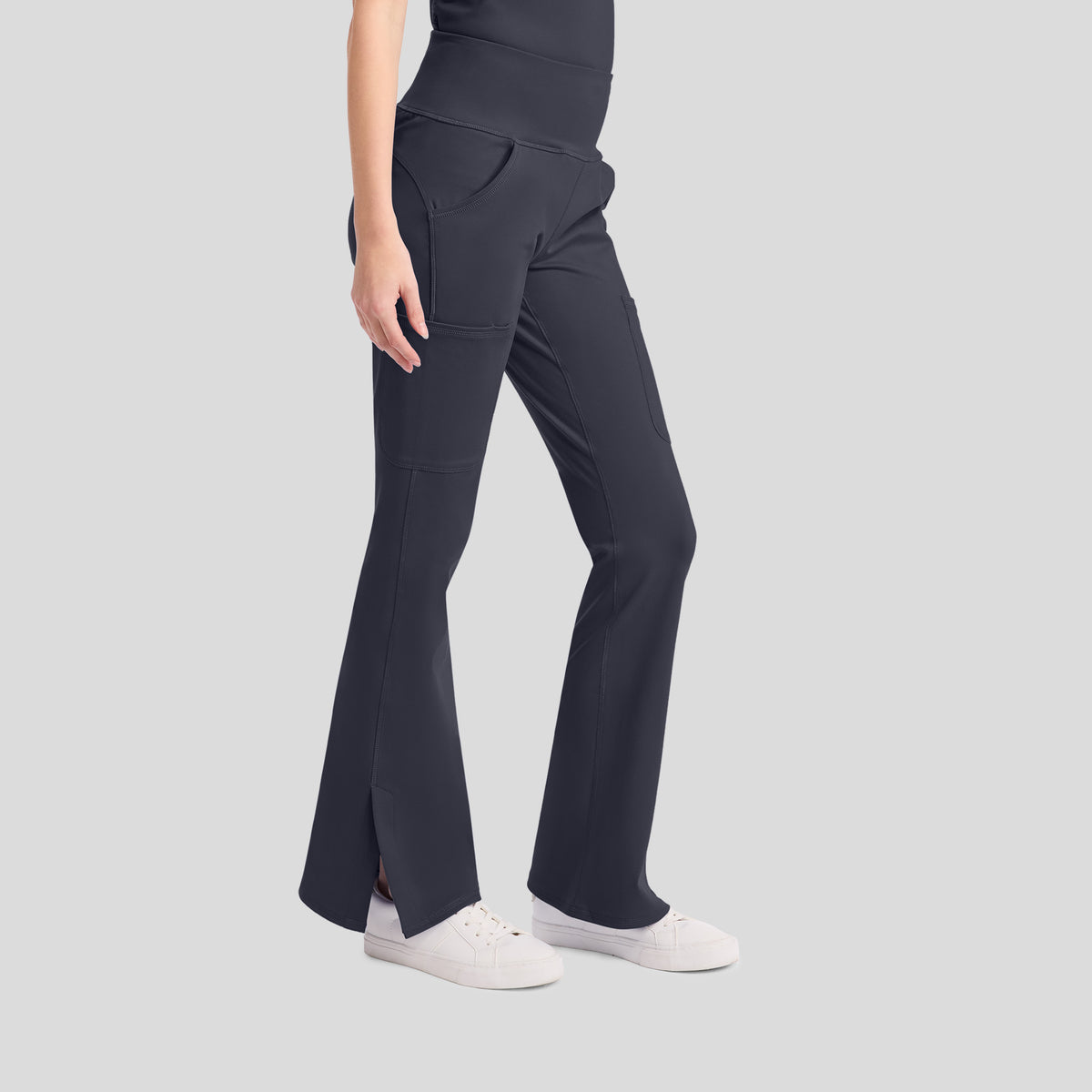 Flare Leg Yoga Pant | Pewter