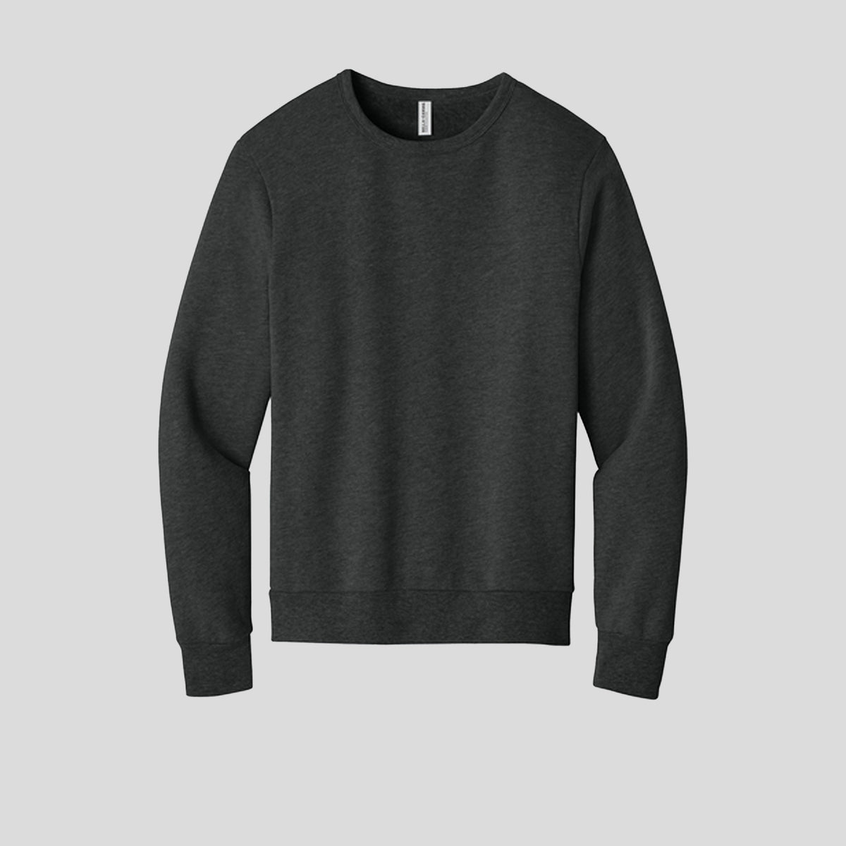 Unisex Sponge Fleece Classic Crewneck Sweatshirt | Dark Grey Heather