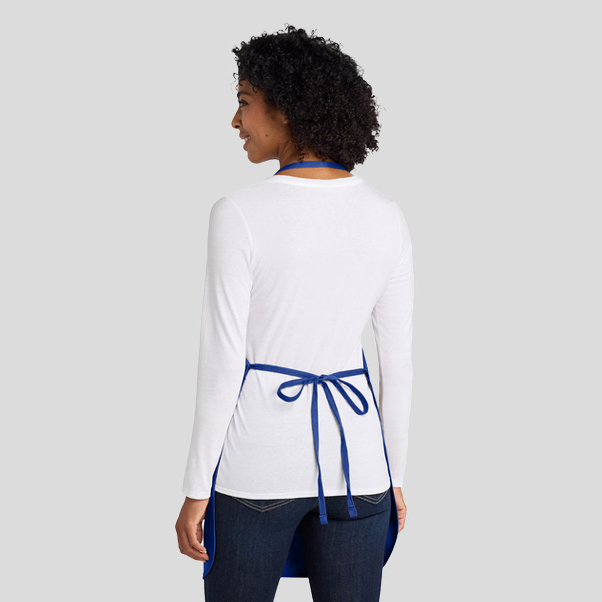 Full-Length Apron | Faded Blue