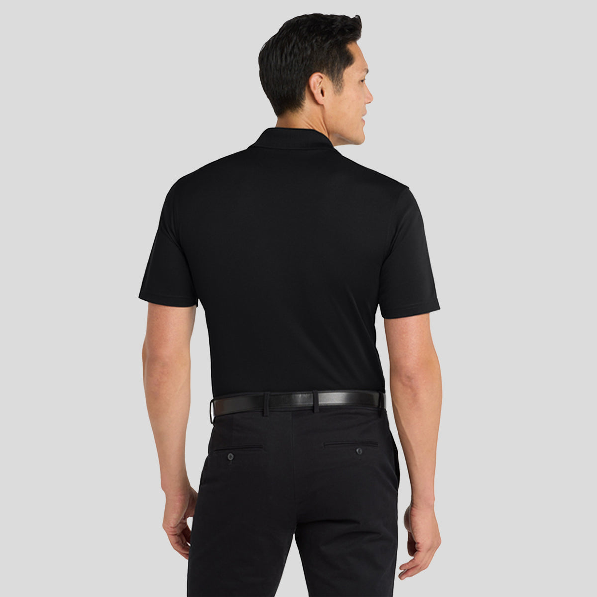 Dry Zoneยฎ UV Micro-Mesh Pocket Polo | Deep Black