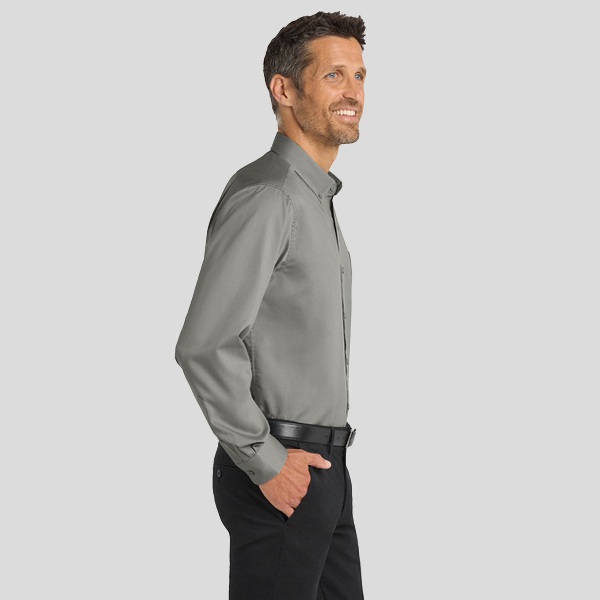 SuperProβ’ Twill Shirt | Monument Grey