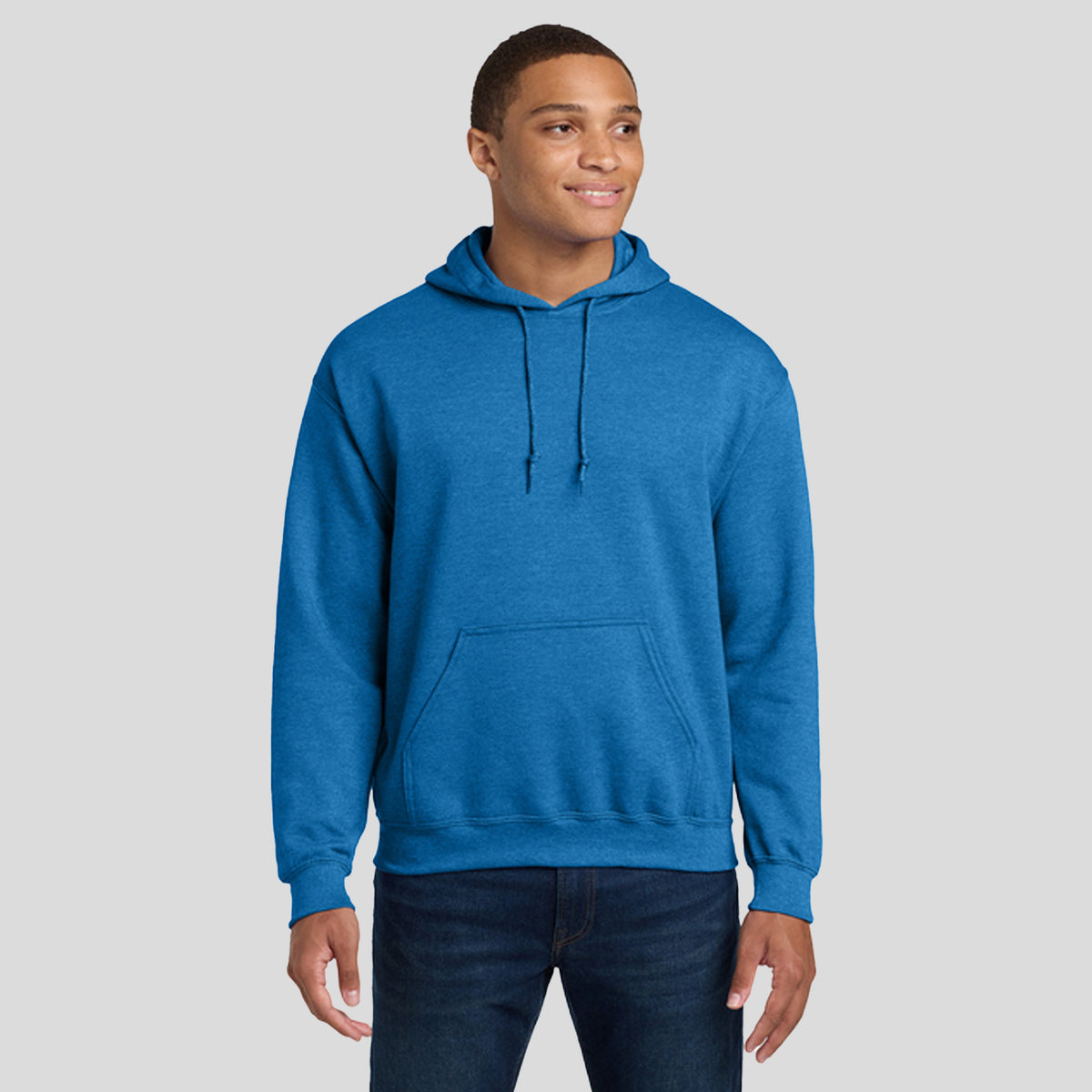 Heavy Blendβ’ Hooded Sweatshirt | Heather Deep Royal