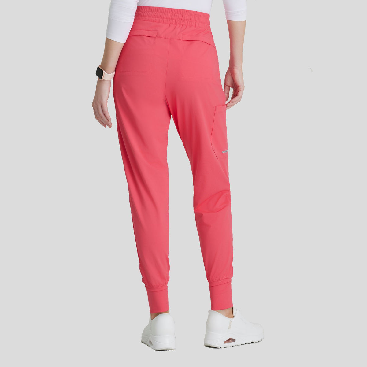 Pace 5-Pocket Ribbed Cuff Jogger | Punch Pink