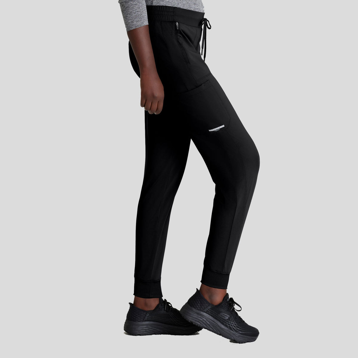 Pace 5-Pocket Ribbed Cuff Jogger | Black