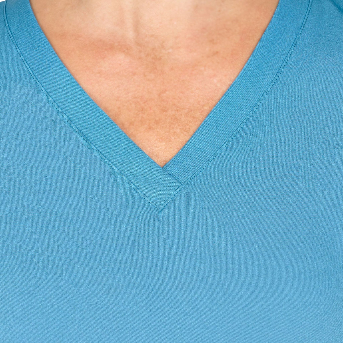 Ava Back Knit Top | Blue Shadow