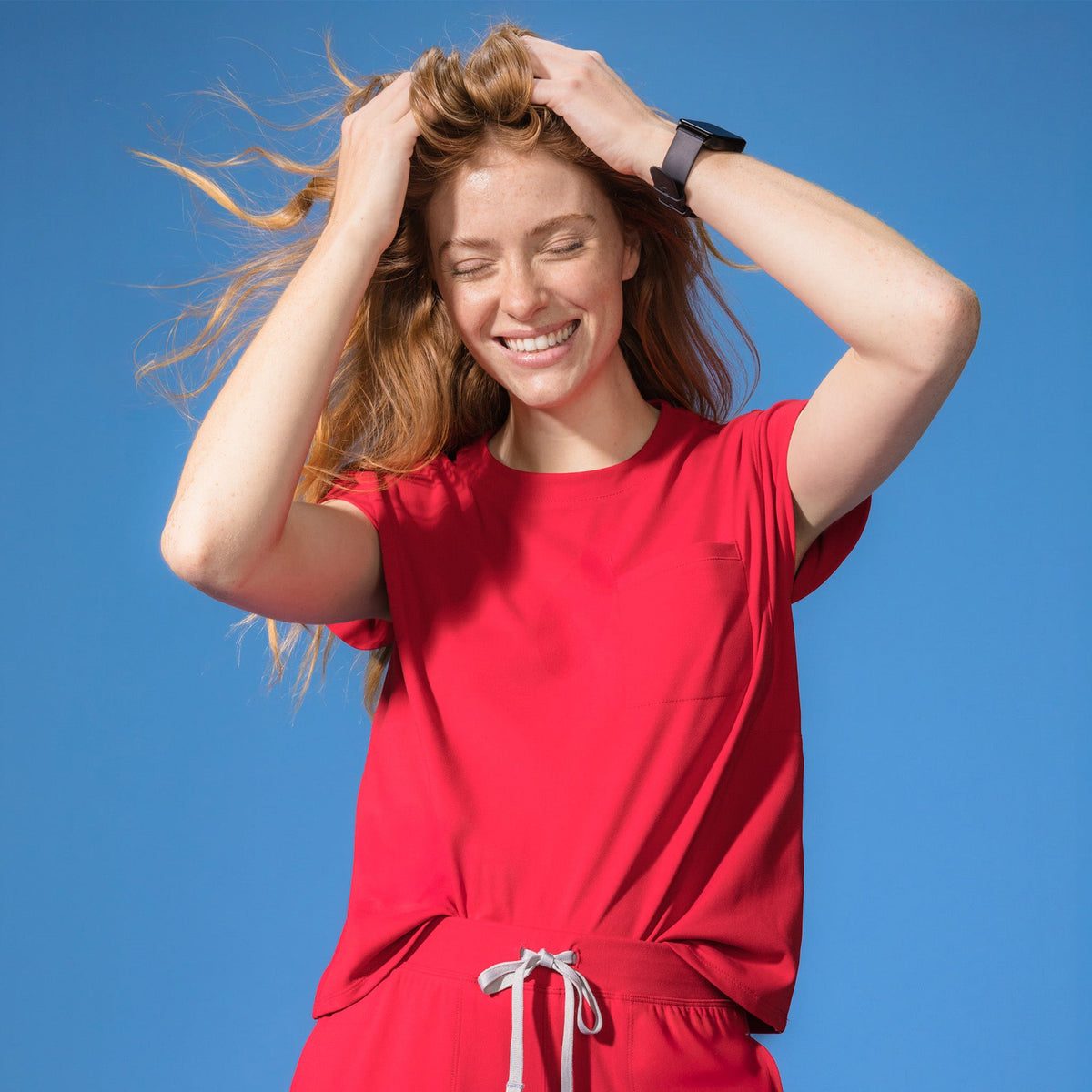 Achieve Red Scrubs