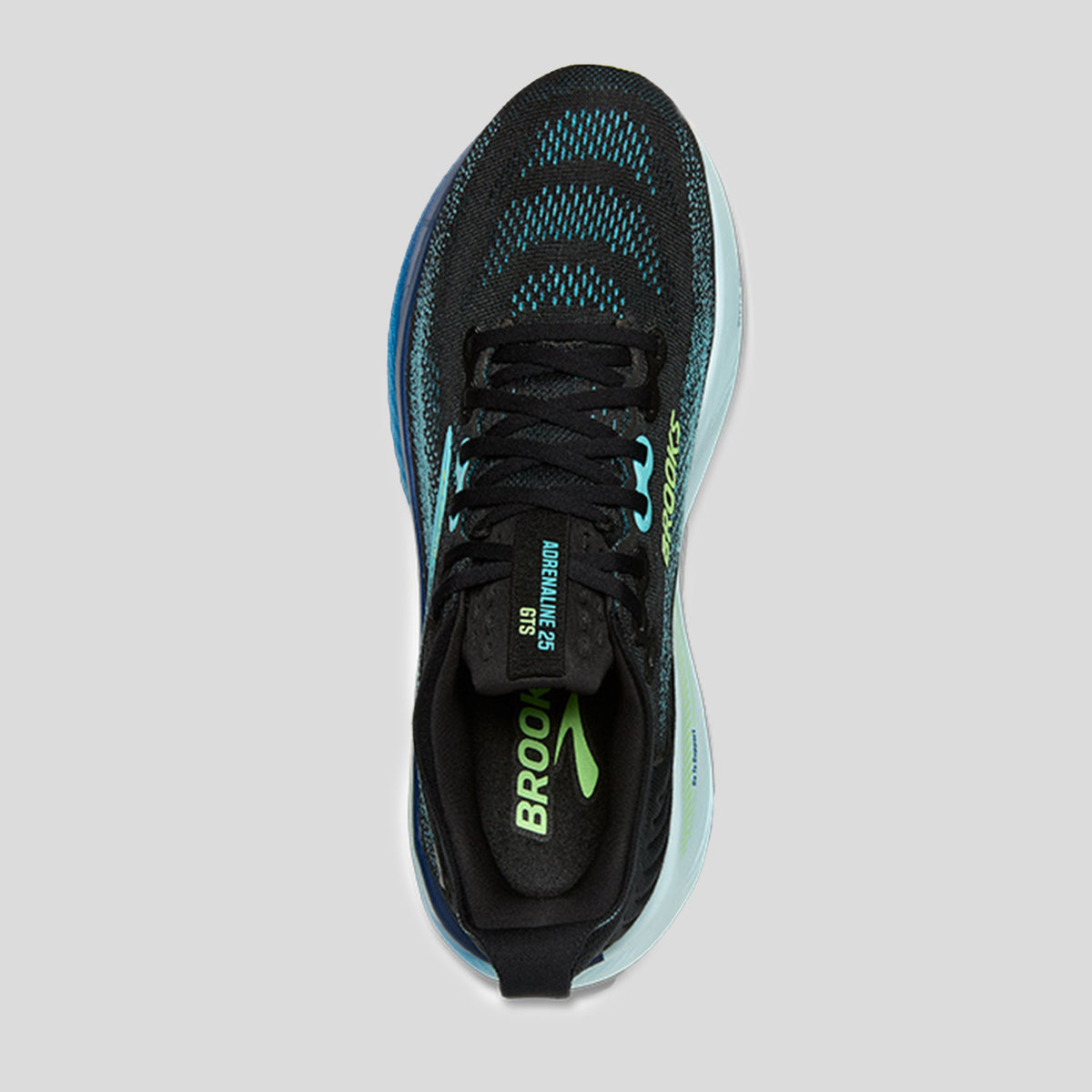 Men's Adrenaline GTS 25 | Black/Ipanema/Mint