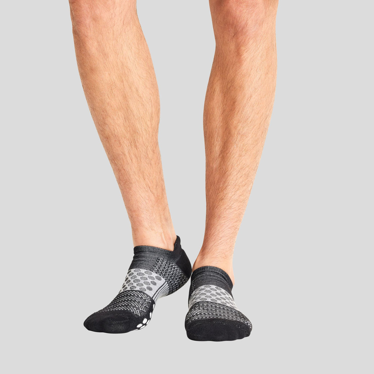 Hustle Athletic Ankle Sock | Black/Grey/White