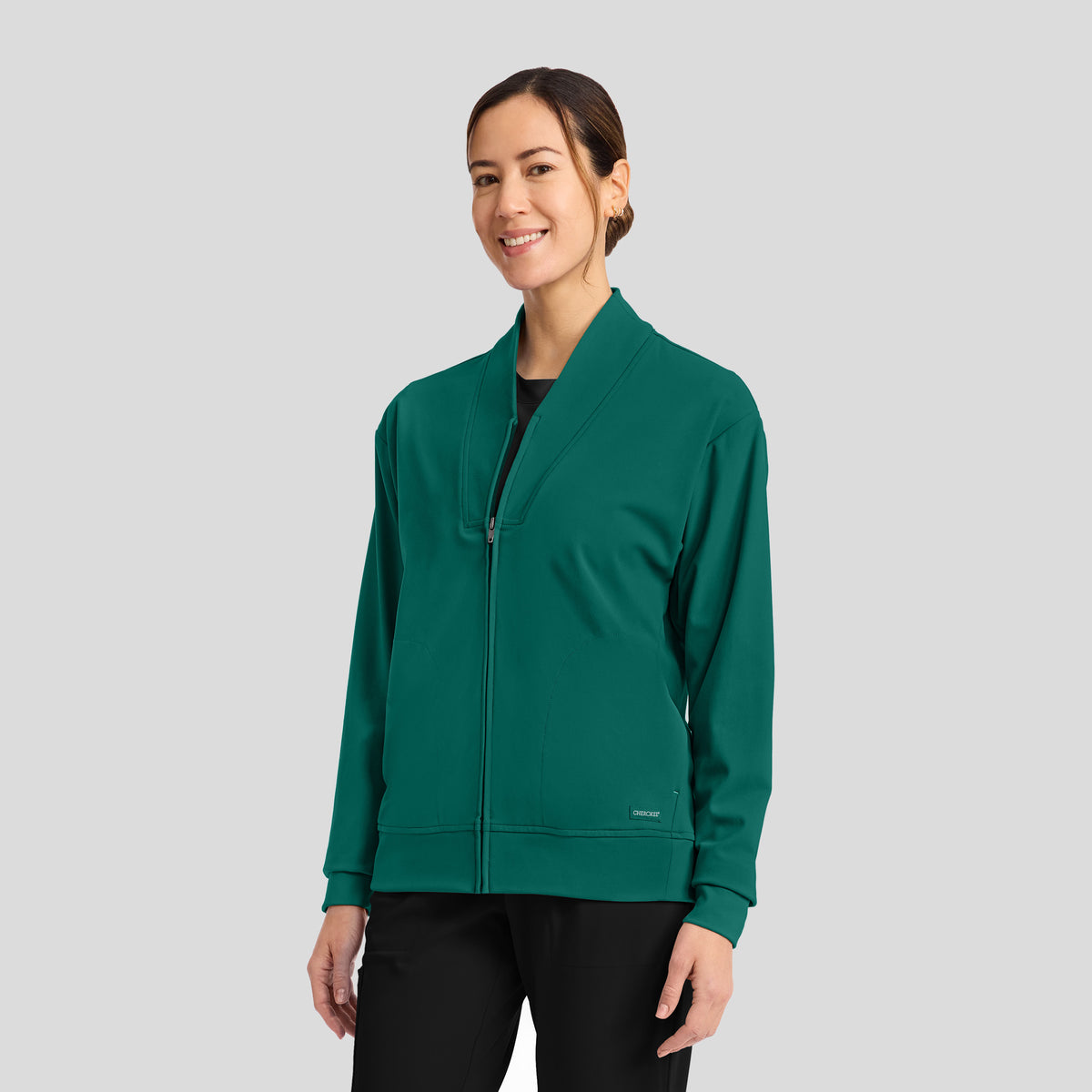 Achieve Warm-Up Scrub Jacket | Hunter