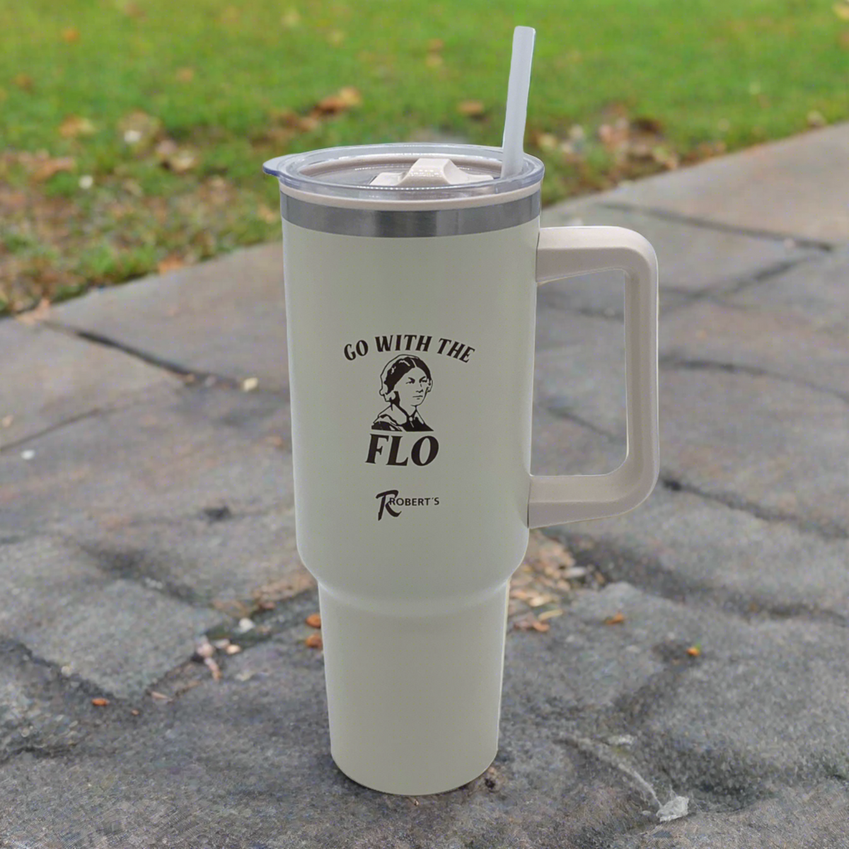 Clock Out Travel Mug | Go With The Flo