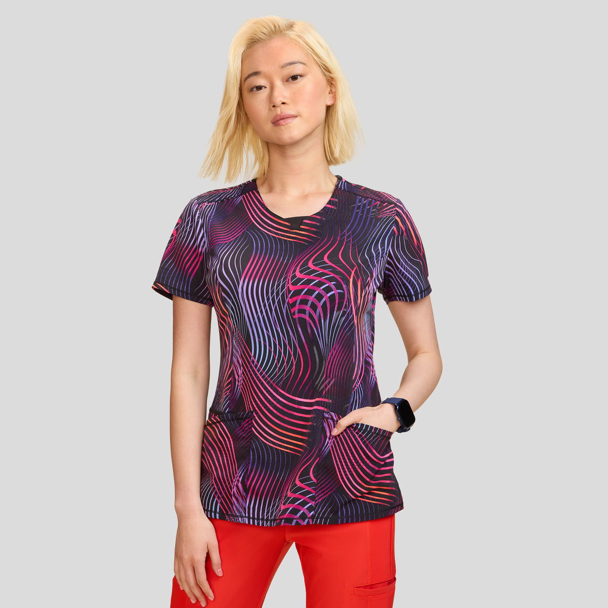 Digital Wavelength Print Top