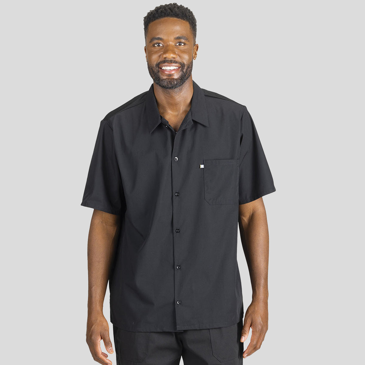 Cook Shirt with Mesh Back | Black