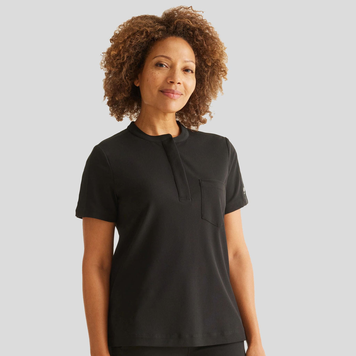 Women's Kate Scrub Top | Black