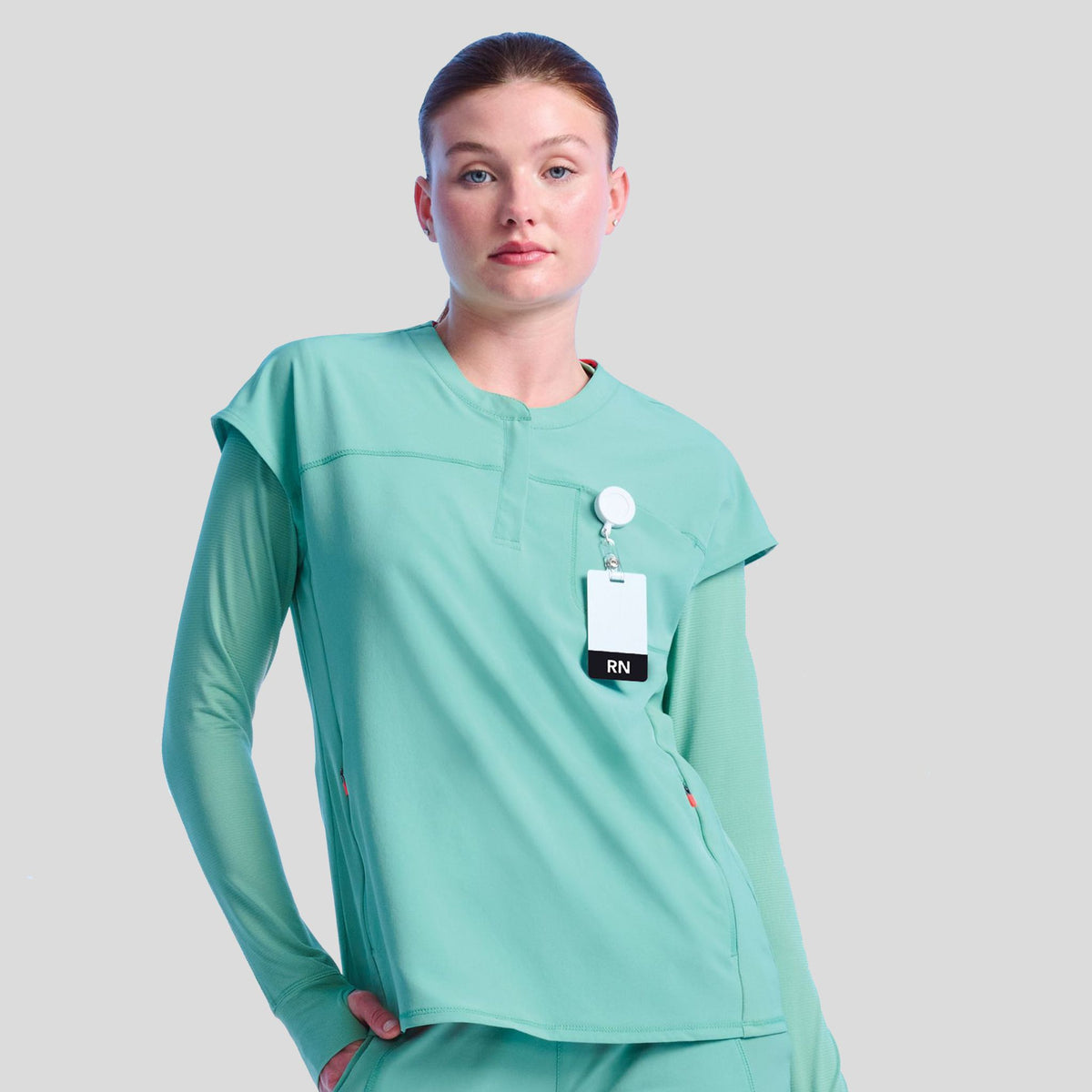 Henley Top | Mint Cloud