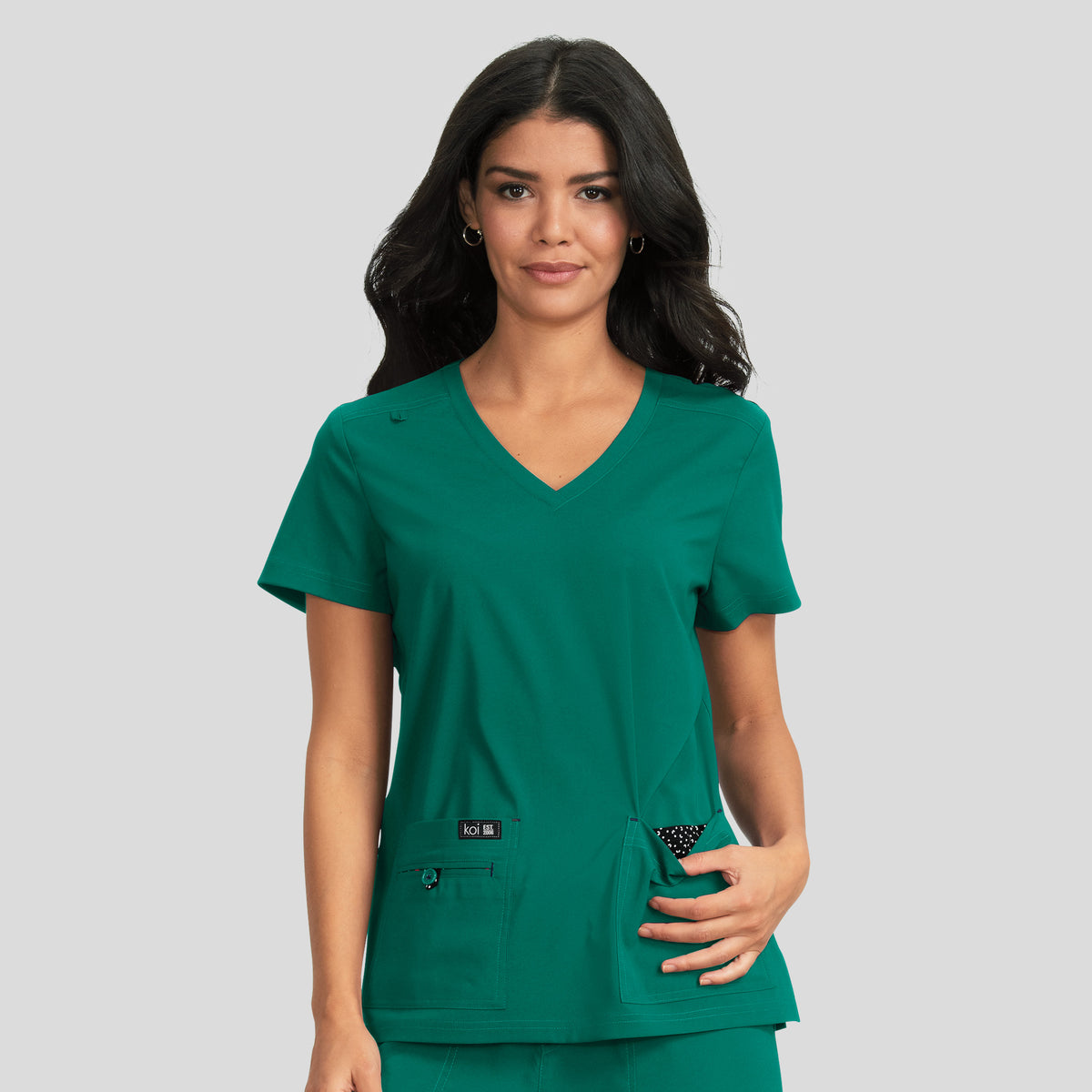 Becca Women's 4-Pocket Stretch Top | Hunter