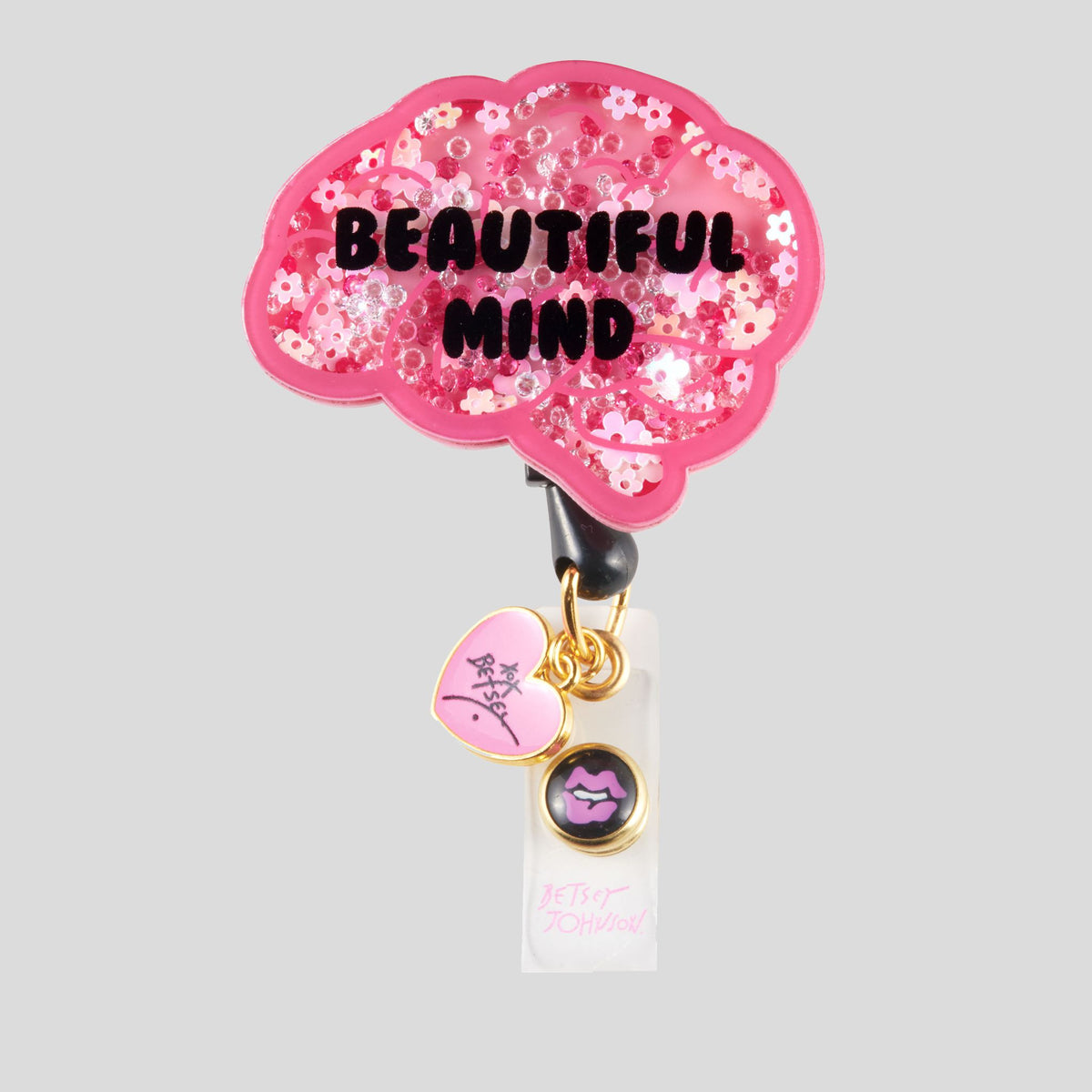 Betsey Retractable Badges Brainy