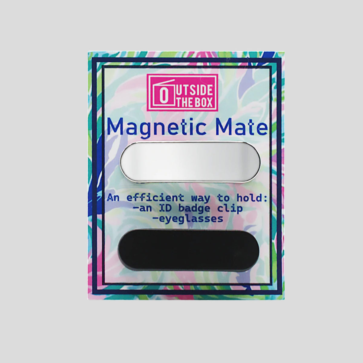 Magnetic Mates | Silver & Black