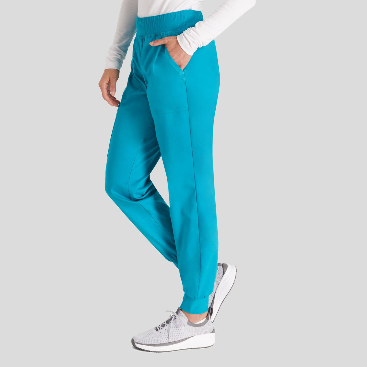 Women's Mid Rise Jogger Scrub Pant | Teal