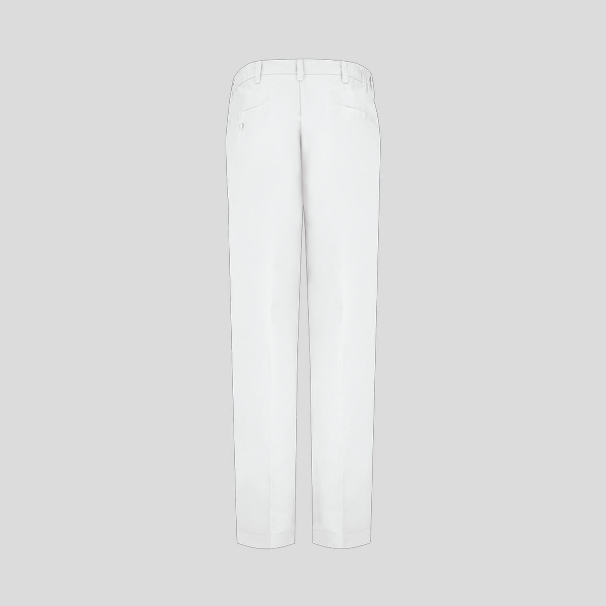 Men's Elastic Insert Work Pant | White