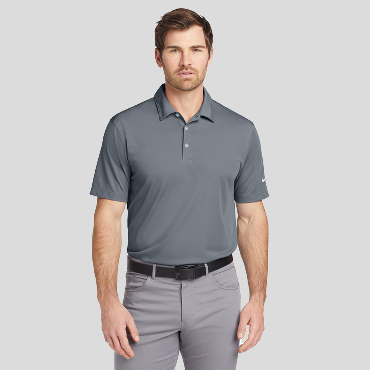 Dri-FIT Vertical Mesh Polo | Cool Grey