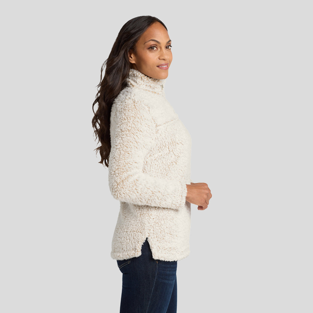 Women's Cozy 1/4-Zip Fleece | Oatmeal Heather