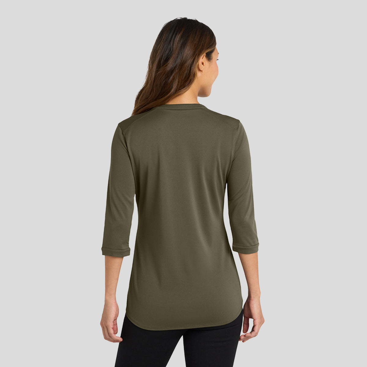 Women's UV Choice Pique Henley | Deep Olive