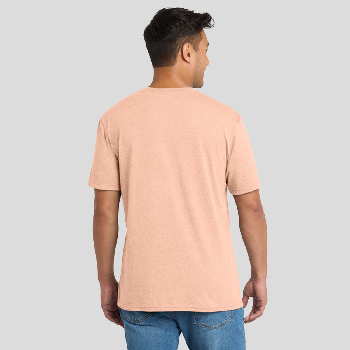 Tri-Blend Tee | Heathered Dusty Peach