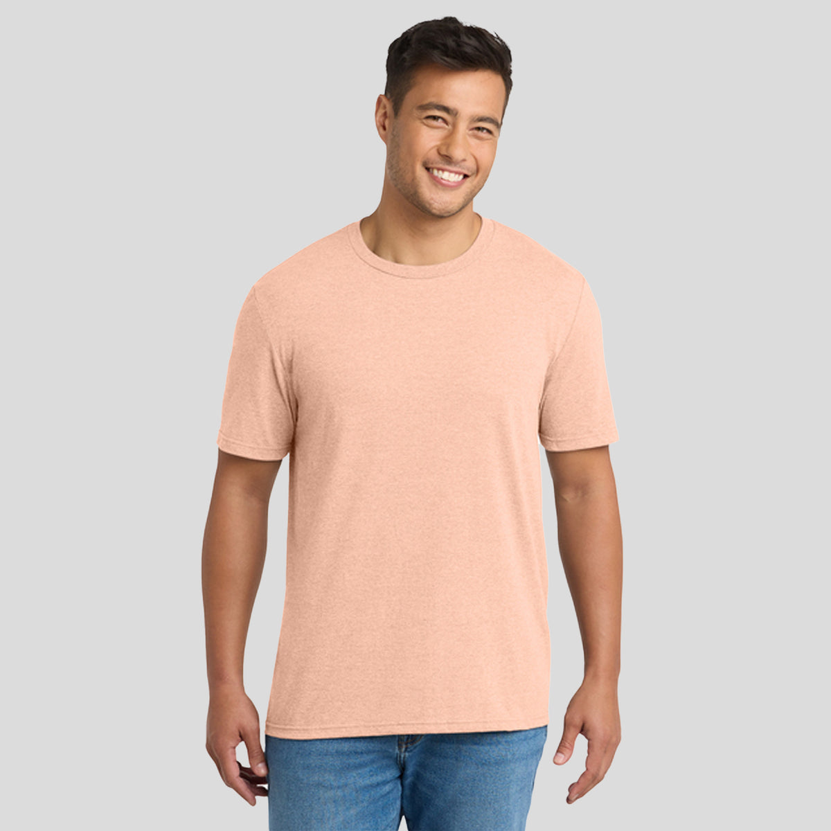 Tri-Blend Tee | Heathered Dusty Peach