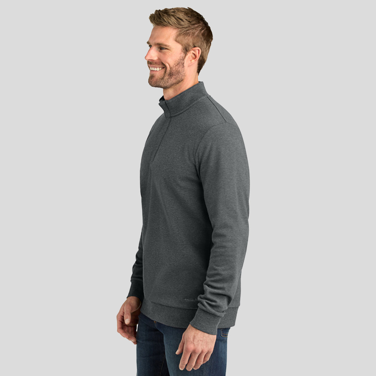 Men's Ocean Villa 1/4-Zip | Dark Grey Heather